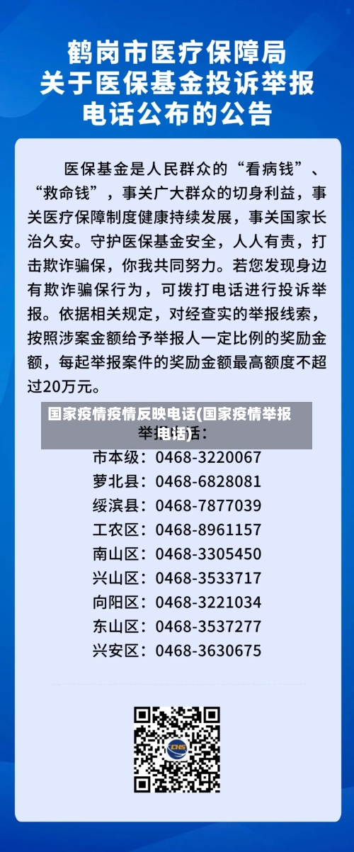 国家疫情疫情反映电话(国家疫情举报电话)-第3张图片